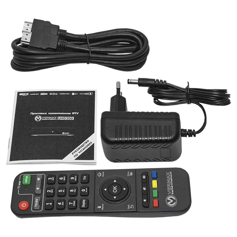 Приставка телевизионная 4K IPTV Vermax UHD200 б/у